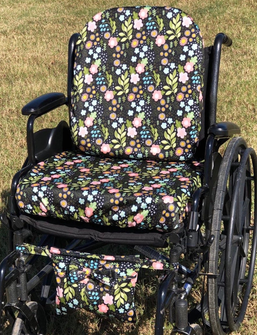 Waterproof Wheelchair Back / Seat Cushion Cover combo Also Etsy UK