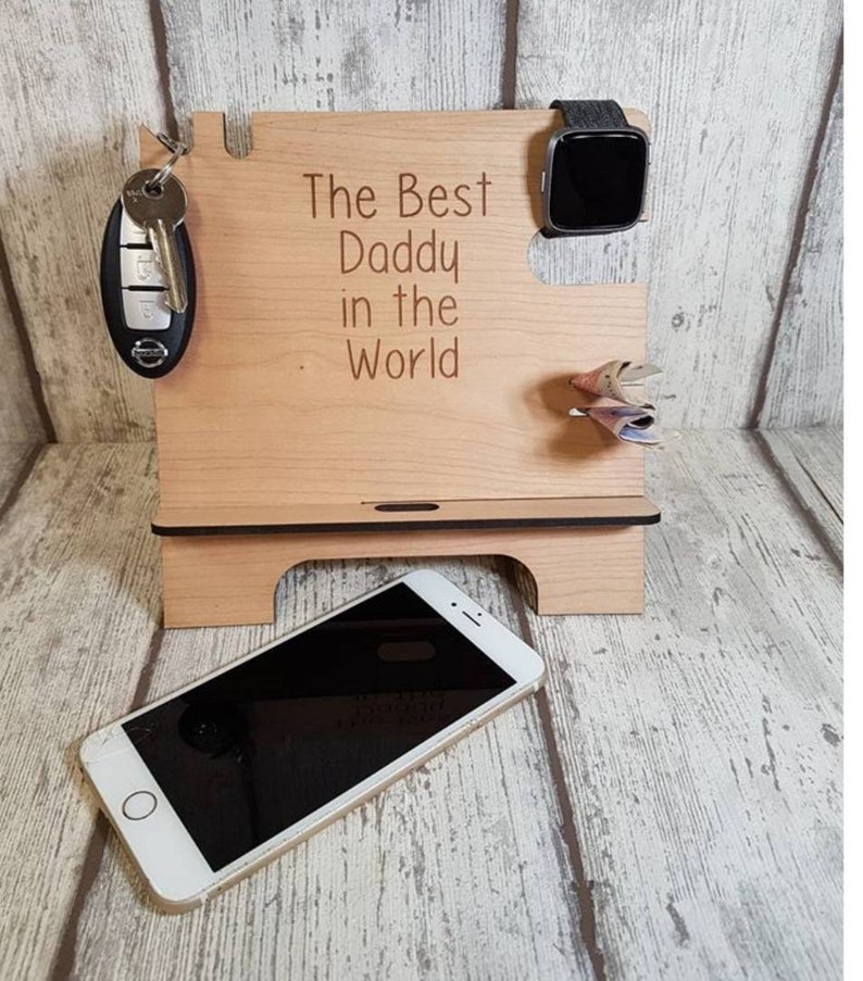 Personalised Docking Station Multi Item Storage Electronic Etsy UK