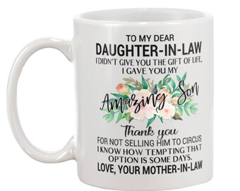 greatest daughter in law mug