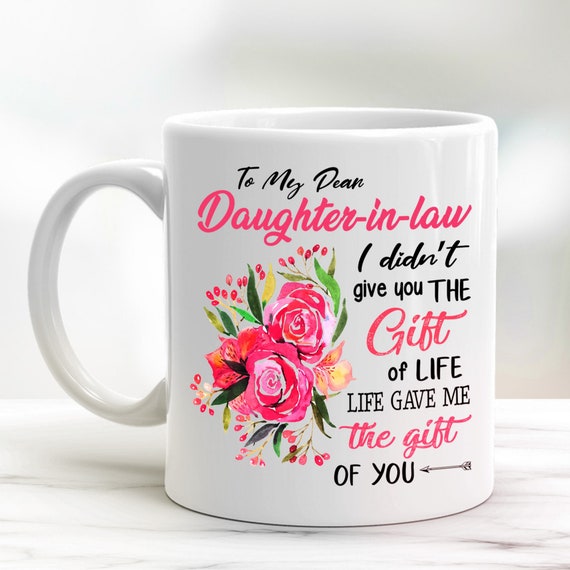 To My DaughterInLaw Coffee Mug Funny DaughterInLaw Mug Etsy