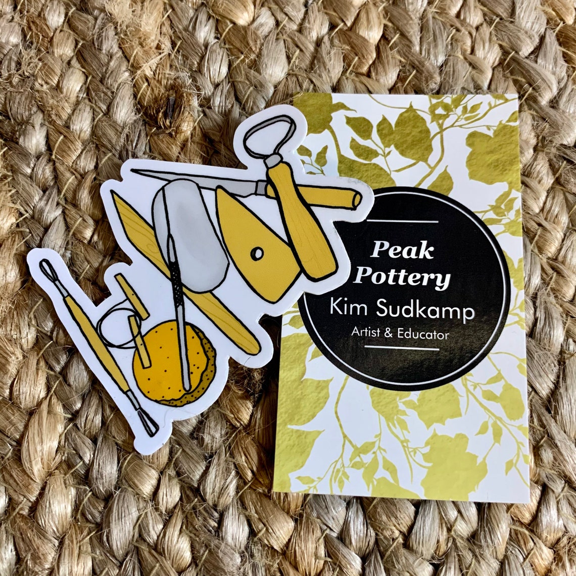 Pottery Tools Sticker for Potters and Ceramic Artist Etsy