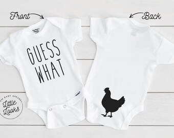 Guess What Chicken Butt Long Sleeve Onesie Baby Bodysuit Funny Meme Shirt Gift Guess What Chicken Butt Long Sleeve Onesie Baby Bodysuit Funny Meme Shirt Gift