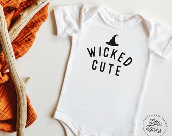 Wicked Cute Bodysuit / Halloween Bodysuit / Wicked Cute / Fall Baby Onesie®
