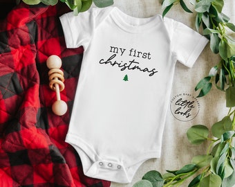 Infant Long Sleeve Bodysuit Christmas Nutcracker Applique Customizable Name  Baby Infant Boy or Girl White Bodysuit