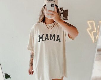 Comfort Colors Mama TShirt | Mama Sweater | Gift for New Mom | Baby Shower Gift for Mom to Be | Mother's Day Gift