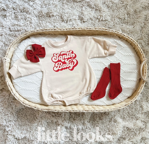 Christmas Outfit for Baby Holiday Baby Romper Christmas