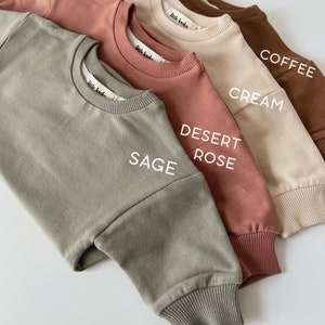 Body sudadera extragrande con nombre / Mono sudadera burbuja / Body suéter burbuja con nombre imagen 4
