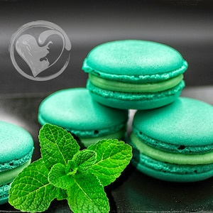12 Pieces Box Mint Macarons or Mixed