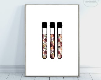 Arte científico / Grabado de ciencia / Decoración de la pared / Regreso a la escuela / Arte del dormitorio / Graduación de enfermera / Regalo de enfermera / Regalo de estudiante de medicina / Regreso a la escuela