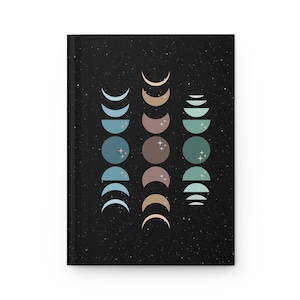 Moon Phase Journal | Hardcover Journal | Matte Cover