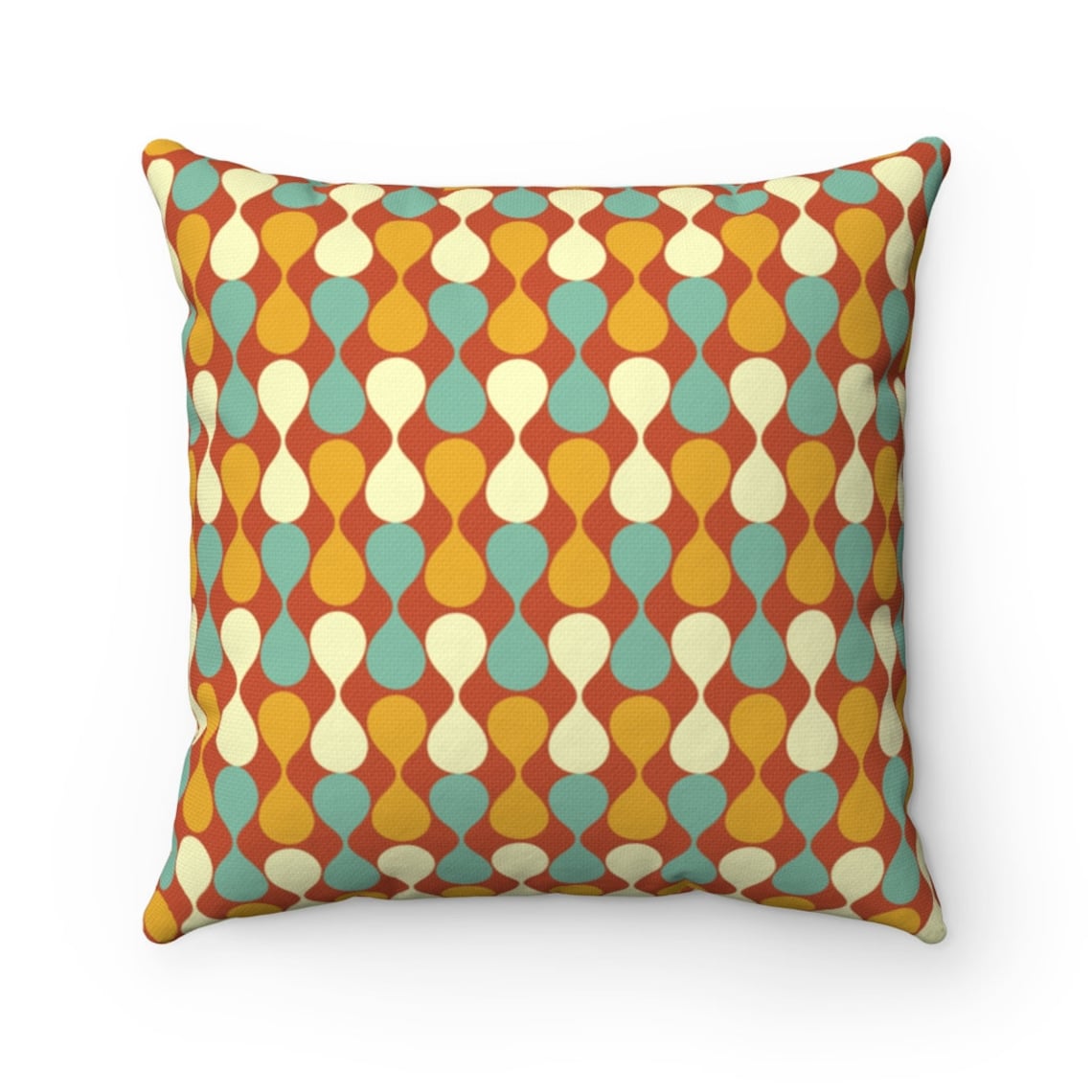 Retro Throw Pillow MIdCentury Modern Pillow 1950s Retro Etsy