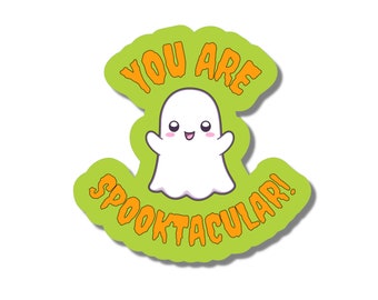You Are Spooktacular Halloween Sticker, Motivational Halloween Sticker, Encouraging Halloween Sticker