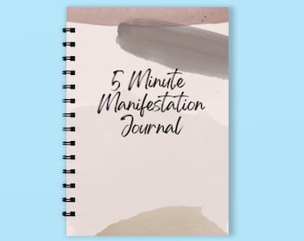5 Minute Manifestation Journal - Spiral