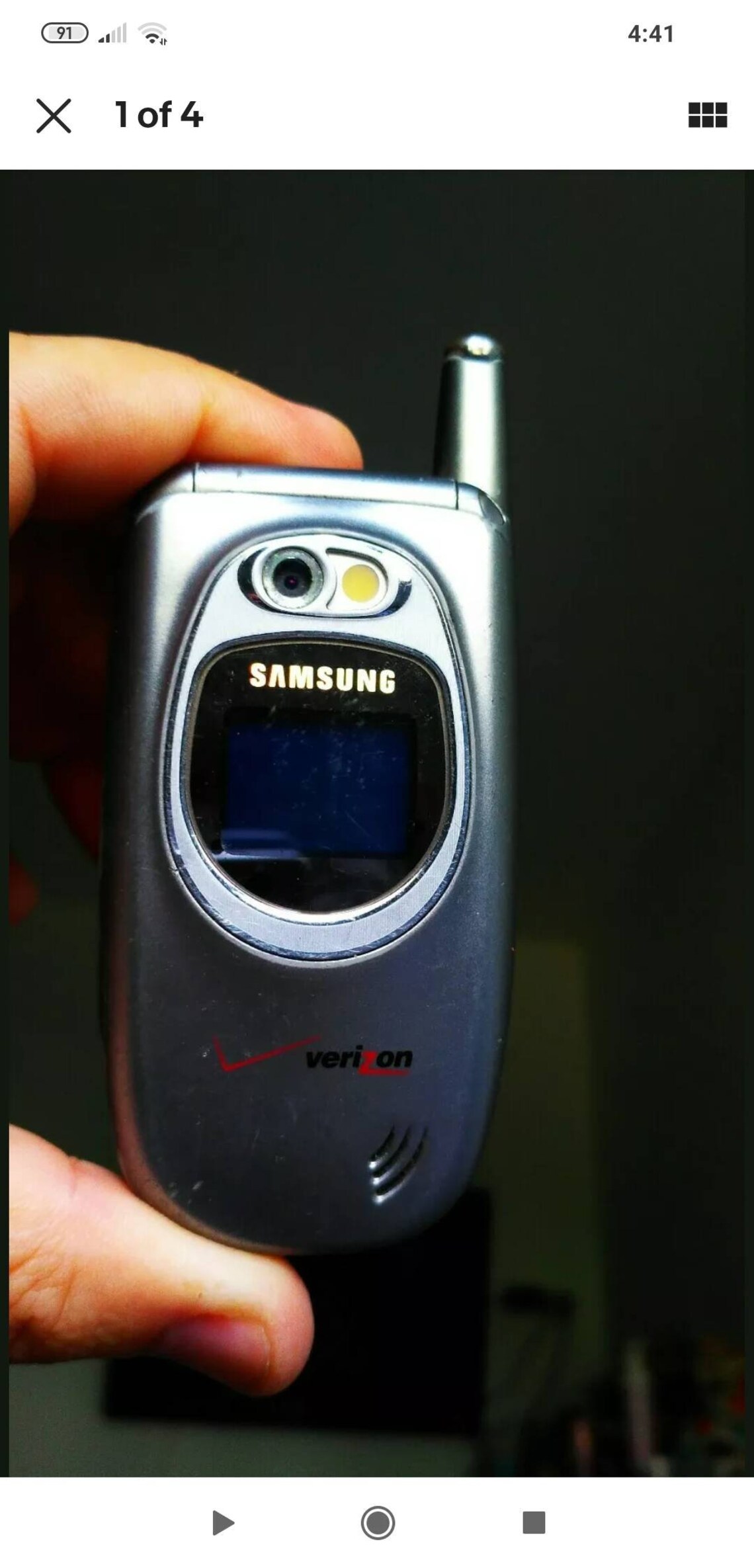 Samsung SCHA670 Silver Verizon CDMA Cellular Camera Flip Etsy
