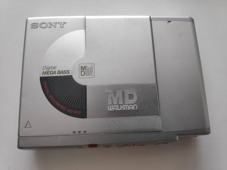 Sony MD Walkman MZR37 Portable MiniDisc Recorder very rare Etsy