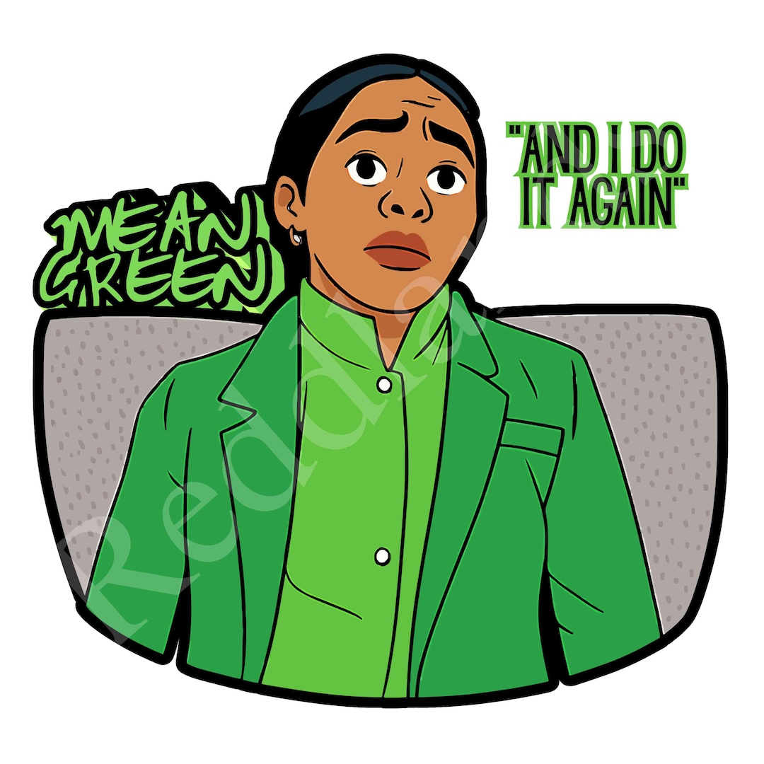 Mean Green Cartoon Meme PNG | Sydney Colson Unsupervised Viral 6th Man ...