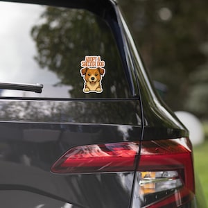 Adopt a shelter dog Bubble-free stickers