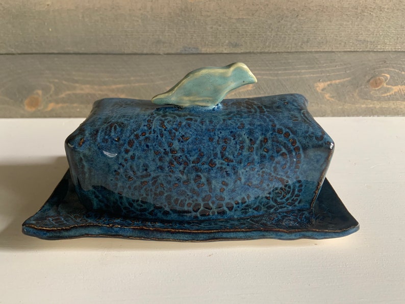 Handmade Ceramic Butter Dish//made in USA Etsy