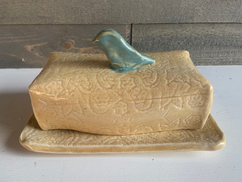 Handmade Ceramic Butter Dish//made in USA Etsy