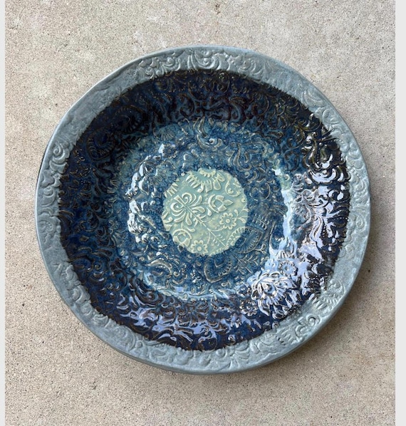 Regular Ceramic Birdbath for Pedestal //Made in USA