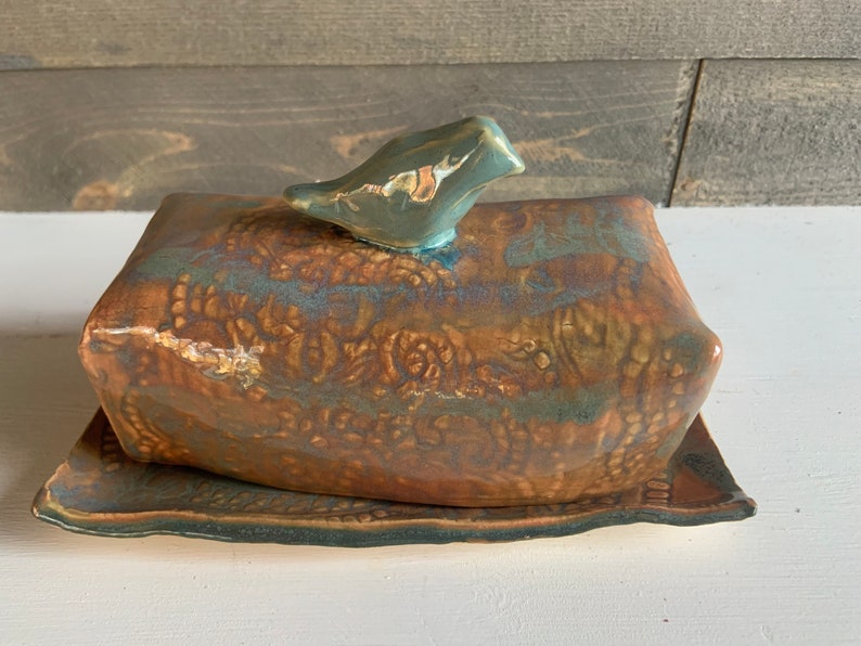 Handmade Ceramic Butter Dish//made in USA Etsy