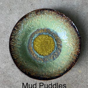 Regular Ceramic Birdbath for Pedestal //Made in USA Mud Puddles