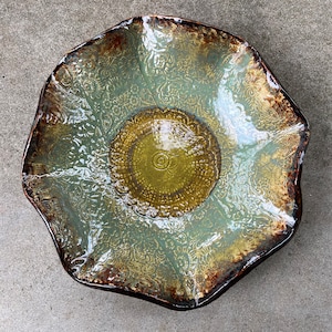 Outdoor Solar Ceramic Fountain//Made in USA