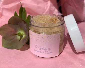 Alle natuurlijke suiker lip scrub
