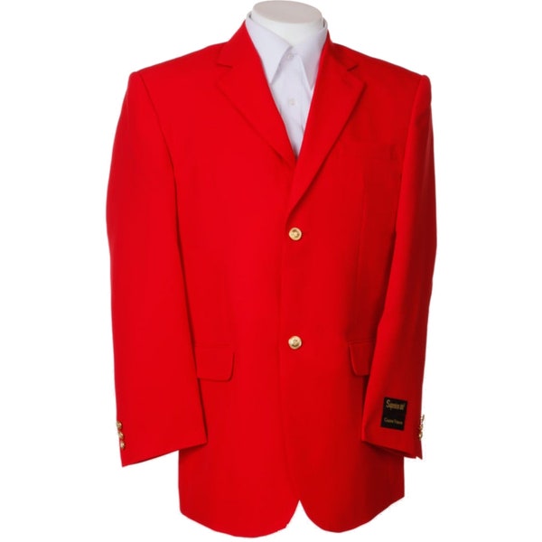 Mens Red Blazer Etsy