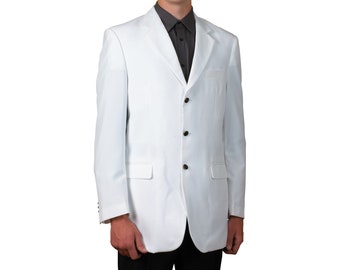 mens white blazer jacket