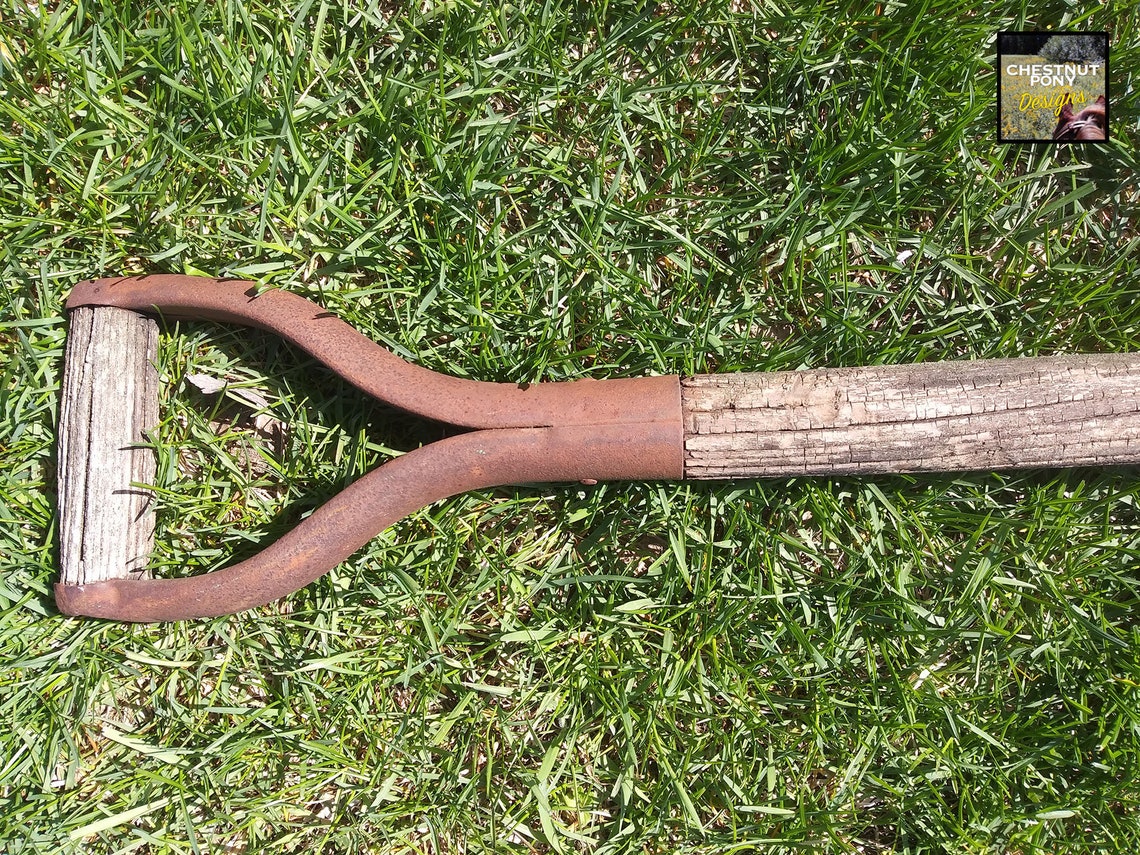 Antique Rusty Shovel with Handle 41 inch Vintage rustic Etsy
