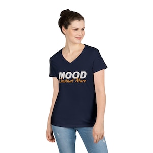 MOOD Chestnut Mare T-Shirt | V-Neck Womens Tee