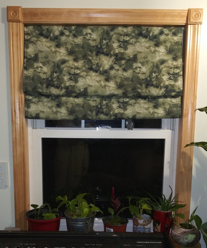 Easy Sew Roman Blinds in 5 Steps Make your own tonight with instant download, great beginner & kids decor project for any window size image 2