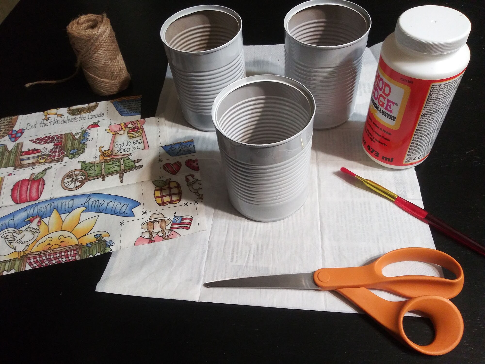 Easy Tin Can Craft Instructions - Instant Pdf Download, Use Any Can ...