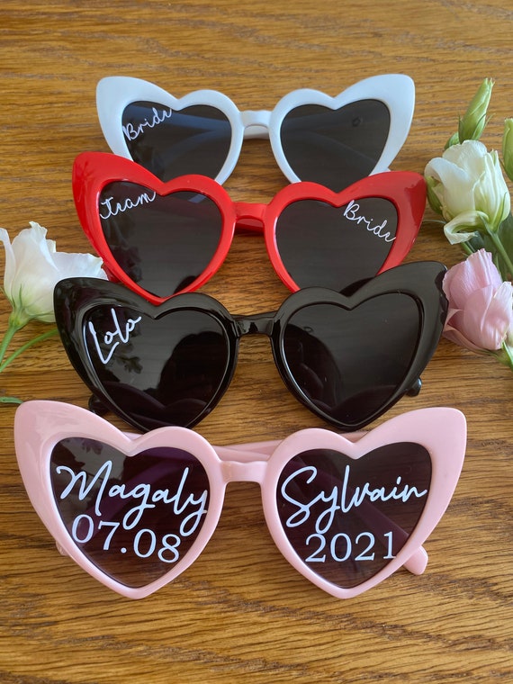 Lunette coeur personnalis e Etsy France