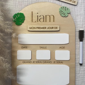 personalized sign / placard for back to school