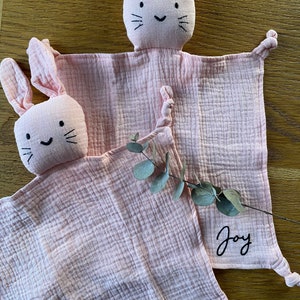 Personalized rabbit comforter