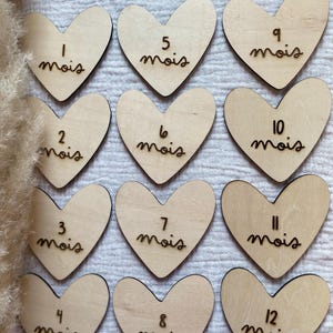 carte etape forme de coeur pour naissance