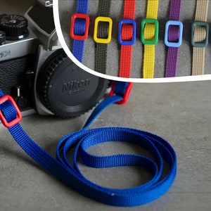 Thin nylon strap for lightweight cameras, customizable, film camera accessories