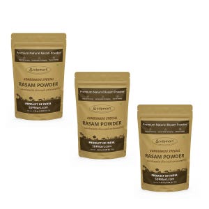 SDPMart Kongunadu Special Rasam Powder| Pack of 3 | 5.29 oz (150g) each | Natural Farming | Native Variety |