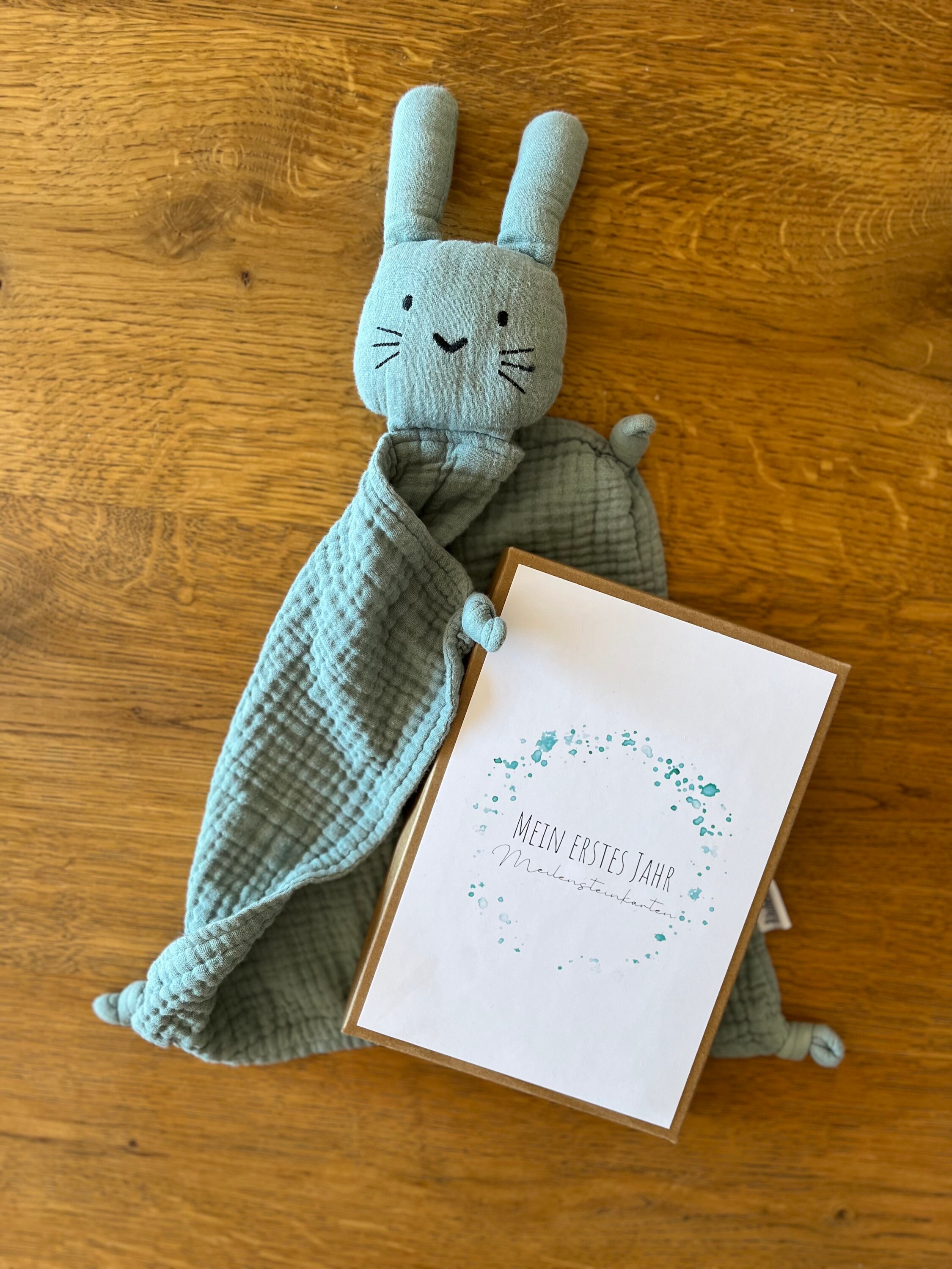 Baby Meilensteinkarten 7-teilig - Doppelseitig Für Foto-Shootings Monate 1-12