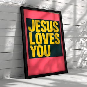 Love Like Jesus Modern Christian Art Bible Verse Scripture Printable Trendy Motivational Love Romantic Digital Girly Pink Dorm Home Decor