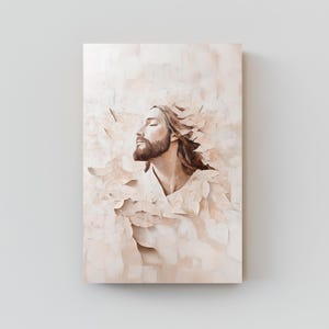 Jesus Christ wall art Painting Jesus Portrait Jesus Christ Modern Christian Catholic Wall Art Jesus Christ Picture Printable Prints Download