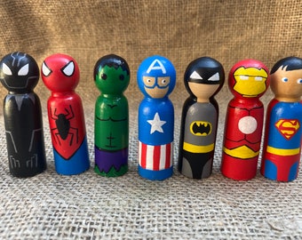 spider man peg doll