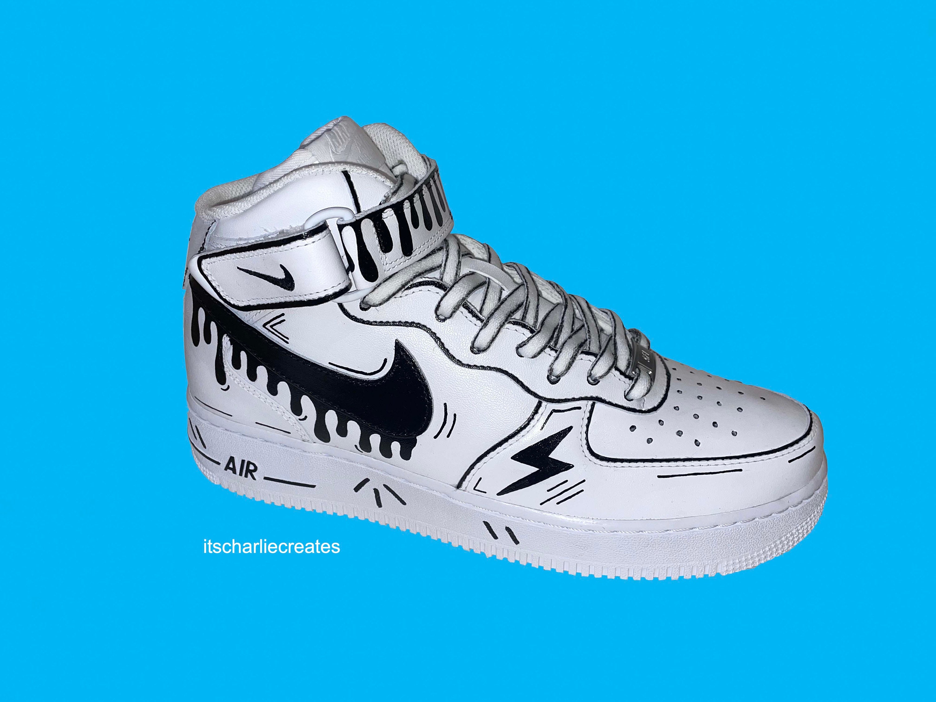 custom air force 1 mid top