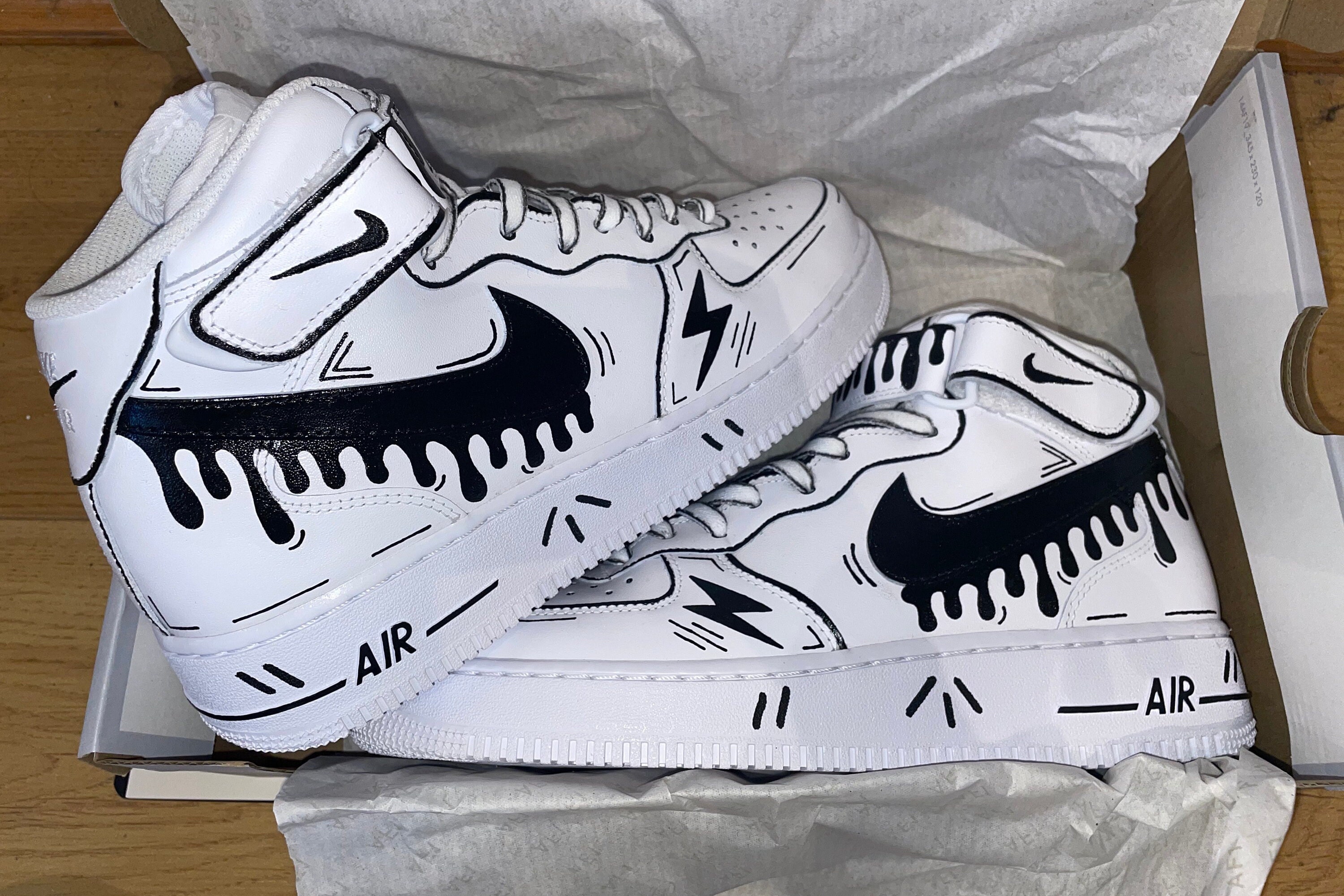 custom mid top air force ones
