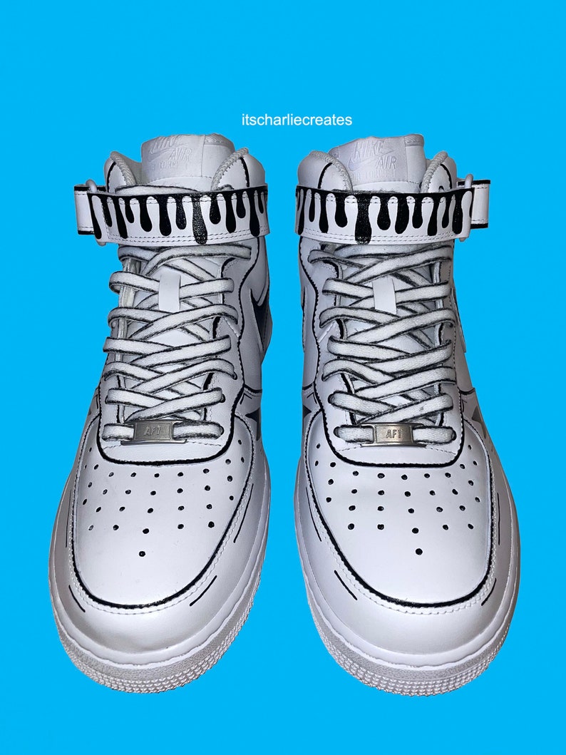 custom mid top air force ones