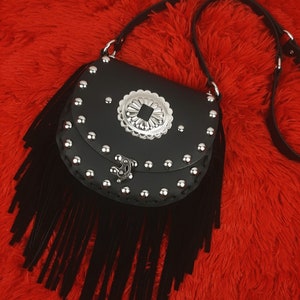 Black Fringe Bag *Made to Order*