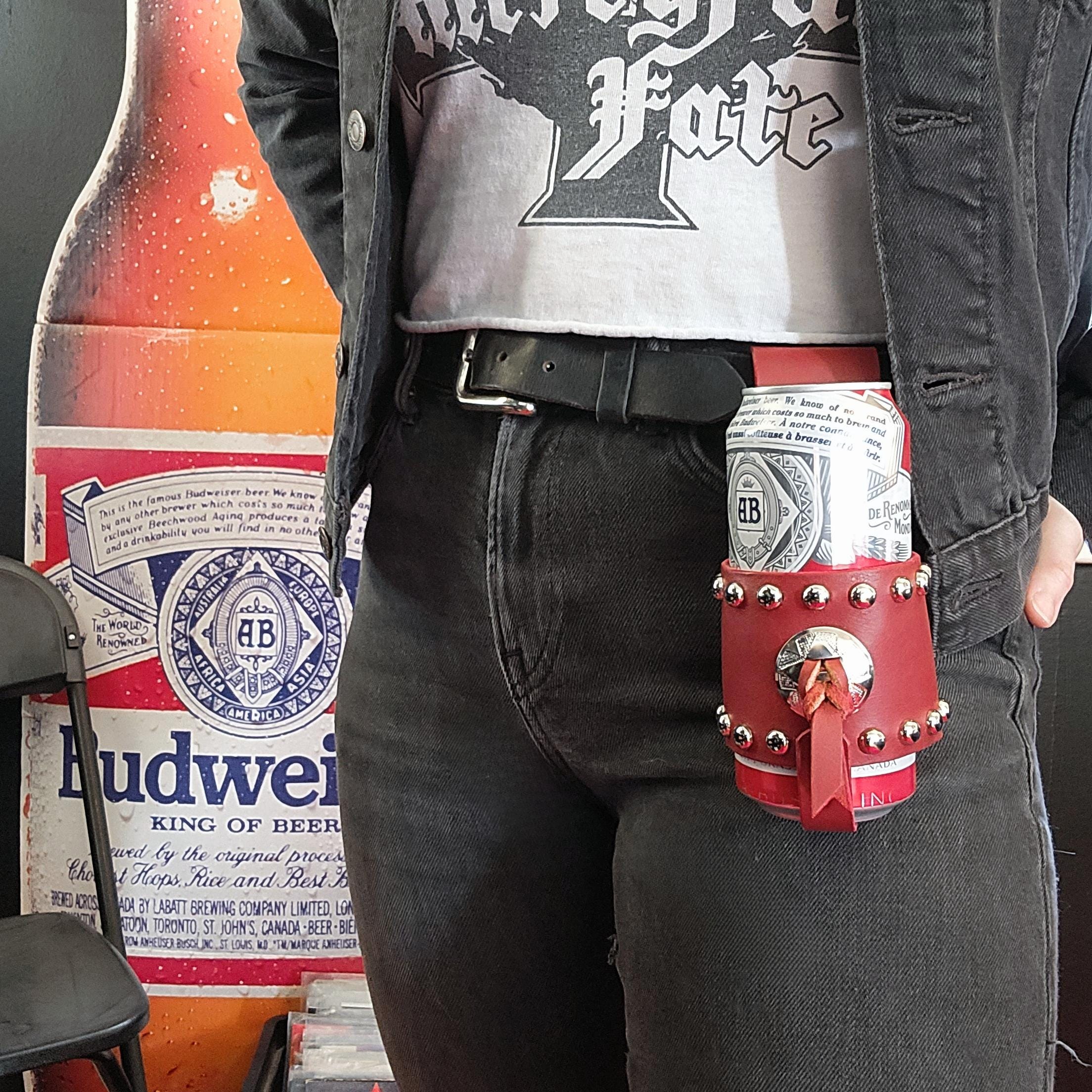 Belt Buckle Beer Holder