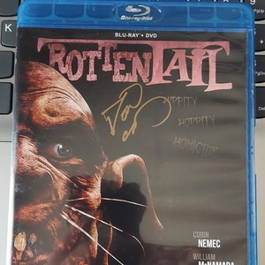 Rottentail Blu-Ray DVD Combo SIGNED Horror Gore Easter Bunny Mayhem LTD to 1000